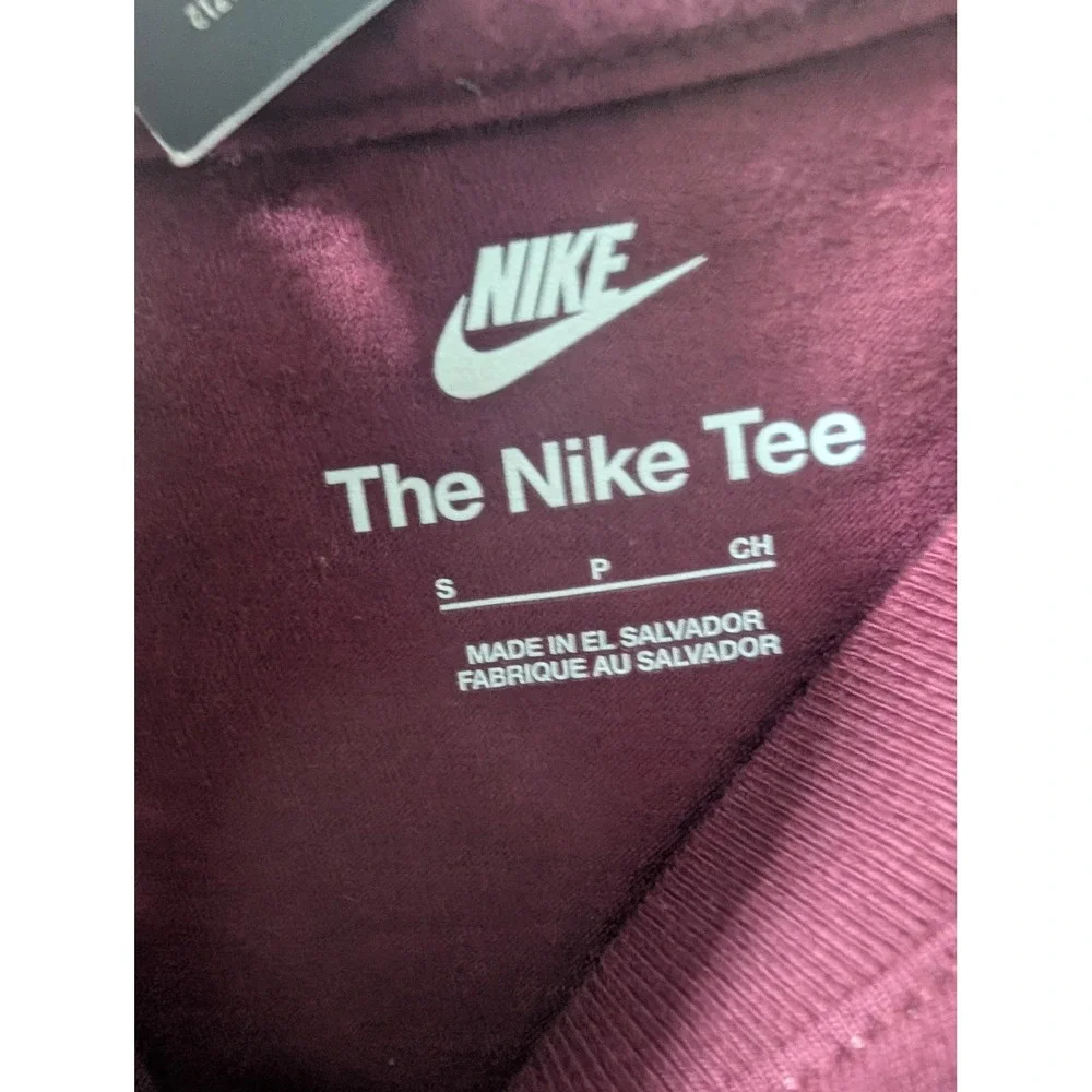 Nike Energy Flow Dark Beetroot‎ Tee T-Shirt Cosmic Swoosh Mens Small